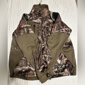 Scent Blocker Windproof Camo Jacket (System Layer 3) - XL!